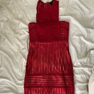 Akira red dress